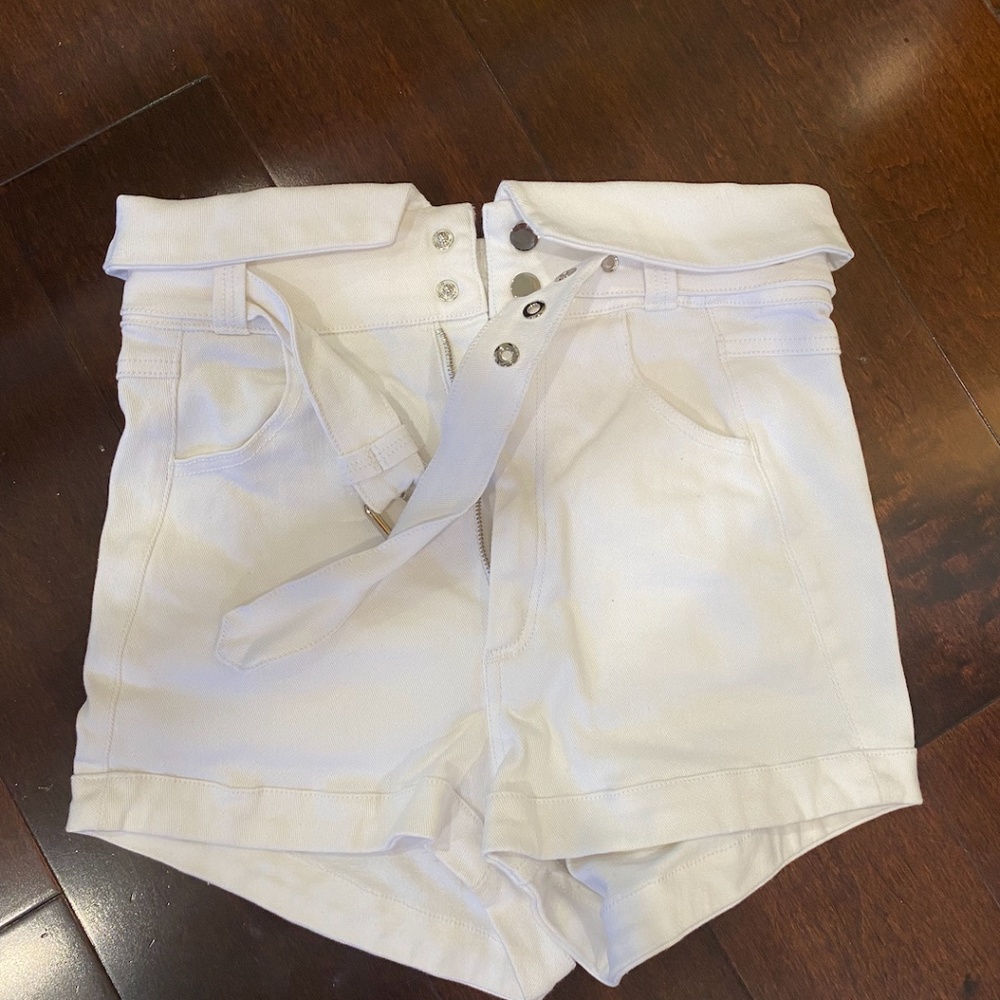 For Love and Lemons Monika White Shorts